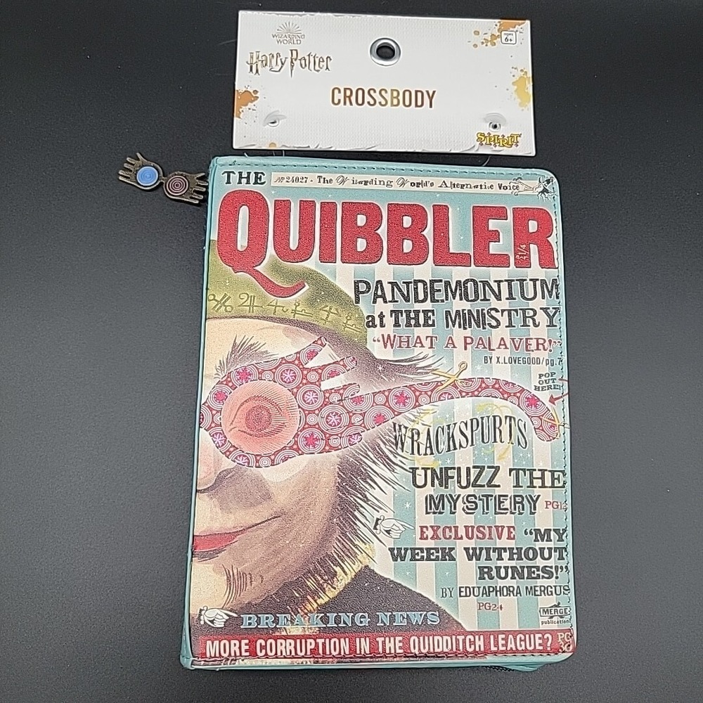Harry Potter Quibbler Crossbody Bag Purse Luna Lovegood Cosplay Accessory Spirit